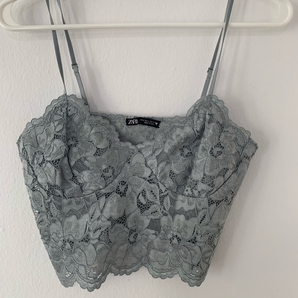 Zara lace bustier